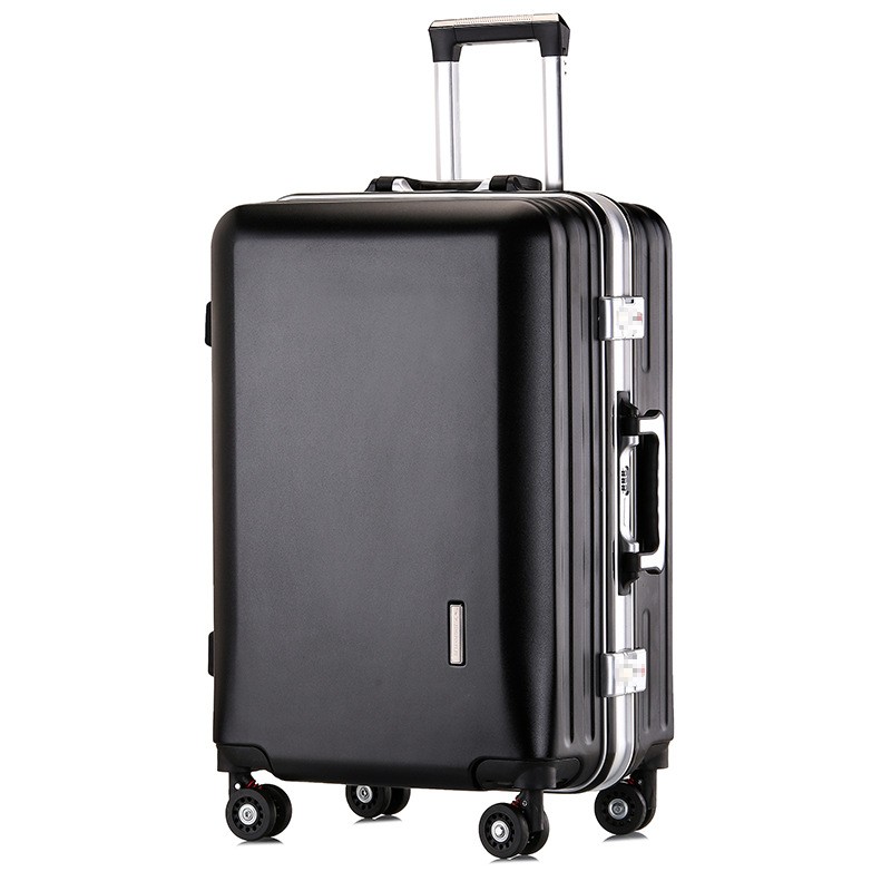 铝合金拉杆箱，黑色，老兵退伍拉杆箱 20英寸