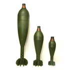 60/82/100毫米口径迫击炮弹模型